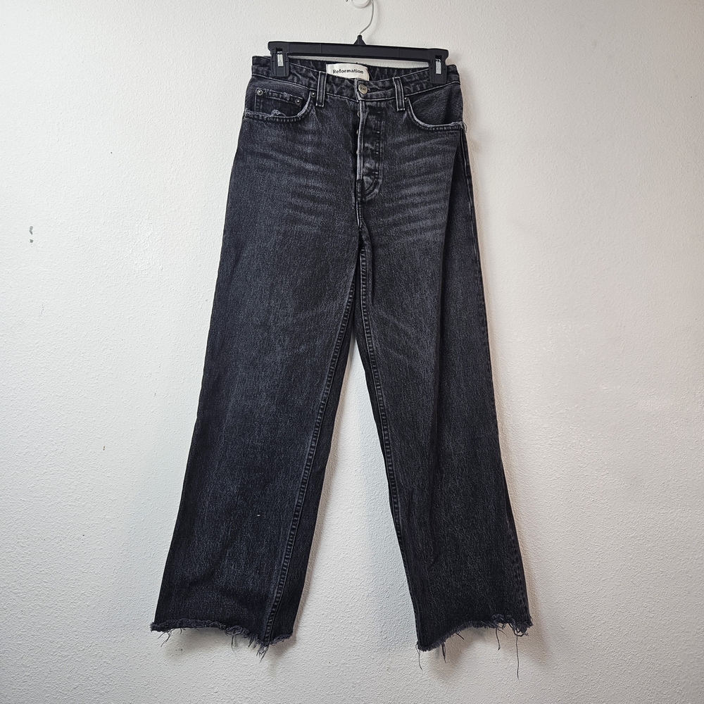 Reformation FAWCETT JEAN in Pacific Wash Raw Hem Size 26